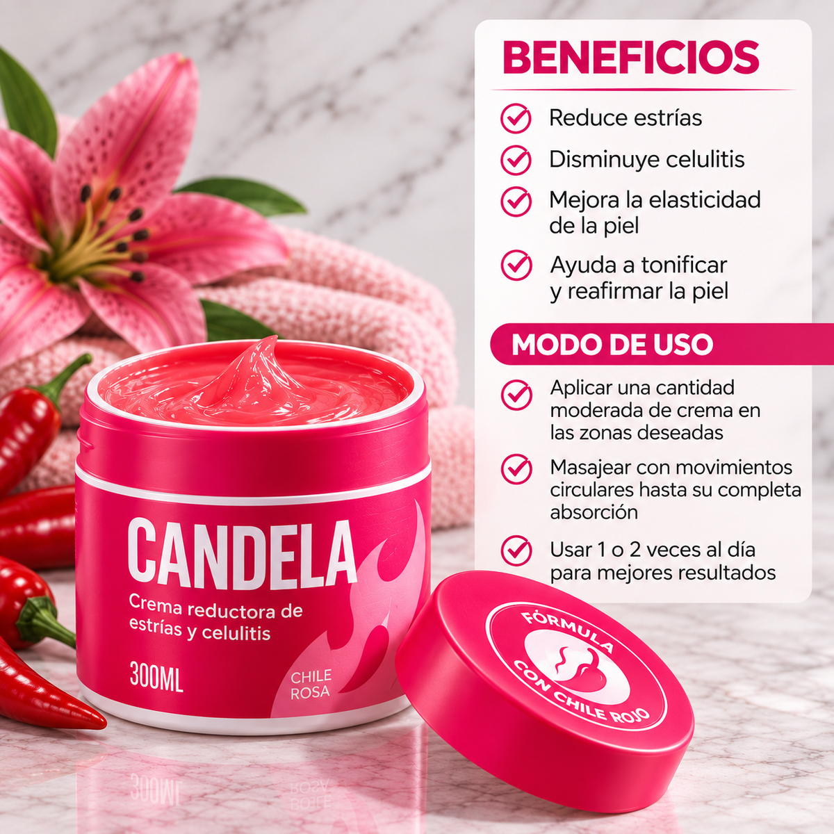 Candela 300 G Crema Reductora